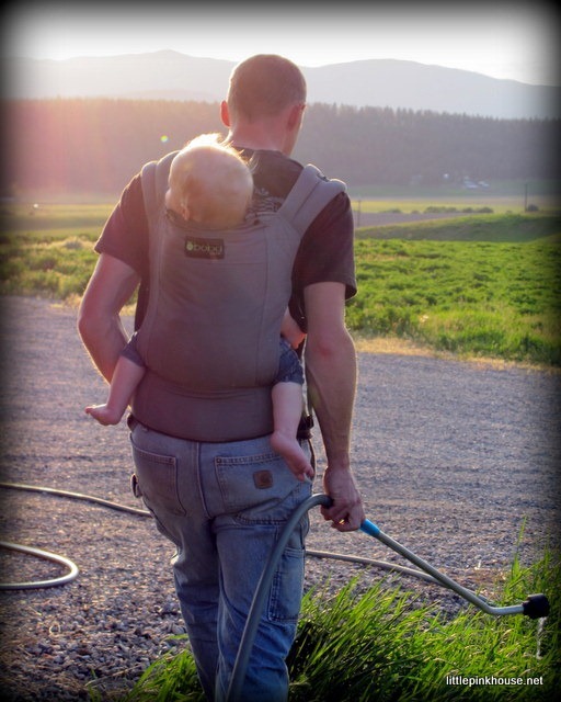 Helping Daddy