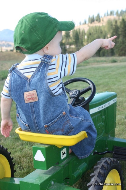 Blue Levis & John Deere Green