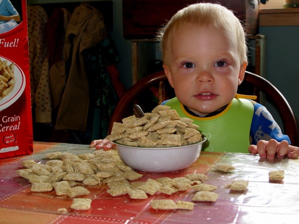 the little man helped himself...