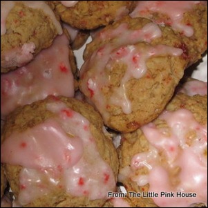 Oatmeal Candy Cane Cookies