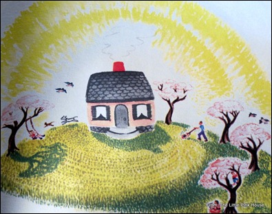 page from The Little House illustrated by Virginia Lee Burton