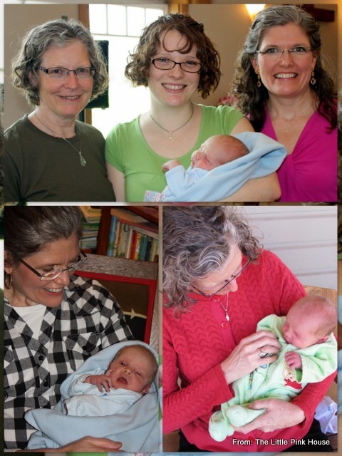 our moms (with their newest grandson)