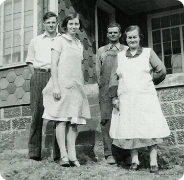 my great grandparents Herbert and Alma with Alma's parents in 1929