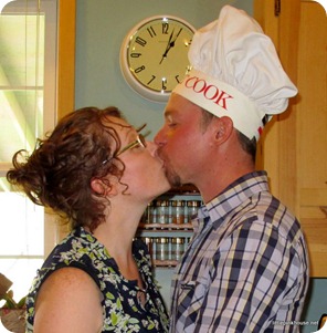 kissing my cook