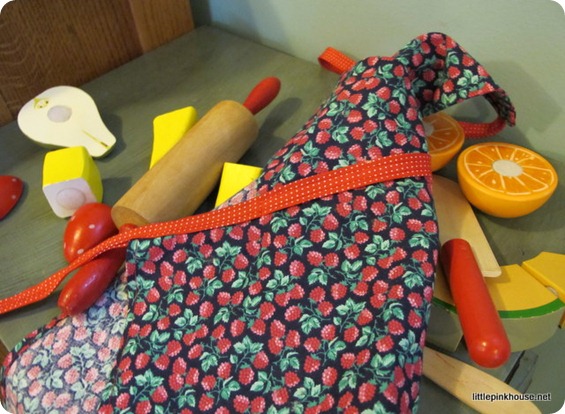 aprons and fruit