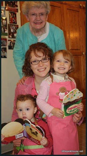 Grandma, Granddaughter, Great-Granddaughters