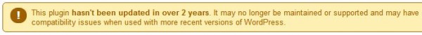 outdated plugin warning appearing on wordpress.org