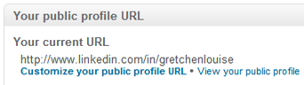 change LinkedIn public URL