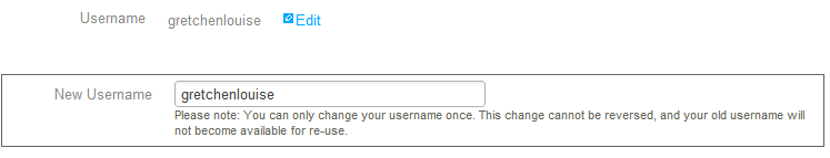 change StumbleUpon username