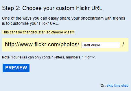Flickr URL