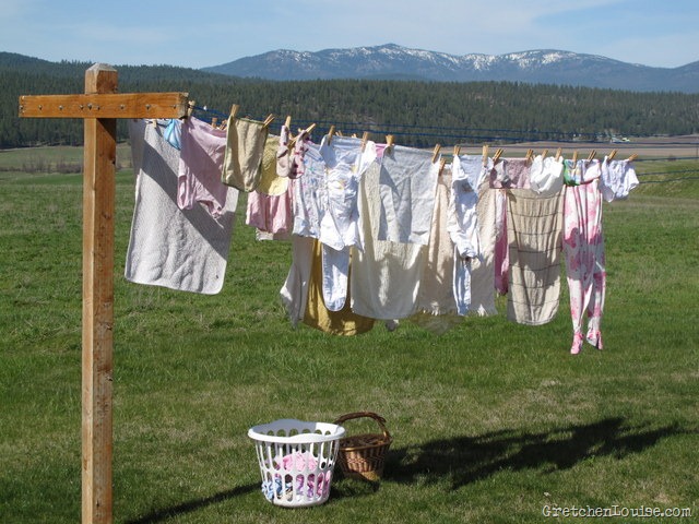 Stand up clothes line hot sale