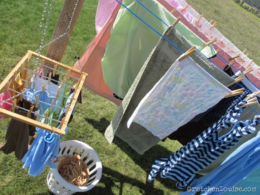 the big clothesline and the little clothesline