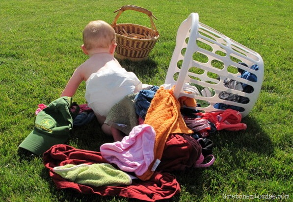 "Oh look, a basket that's not empty yet!"