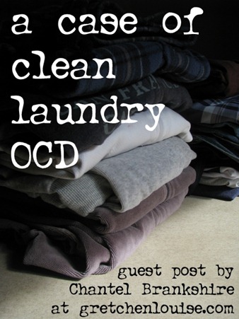 a cast of clean laundry OCD by @cbrankshire