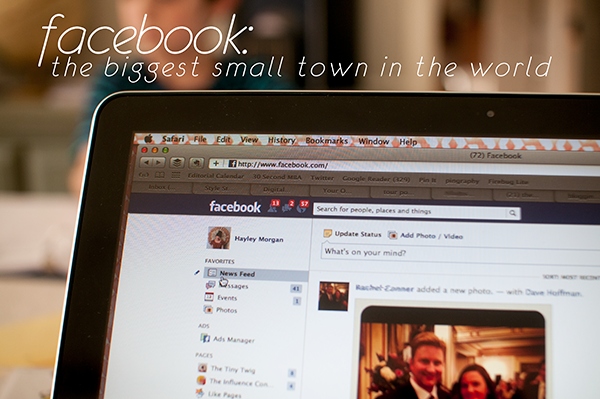 facebook: the biggest small town in the world by @thetinytwig https://gretchenlouise.com/?p=7661