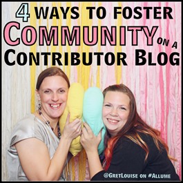 community and contributor blogs