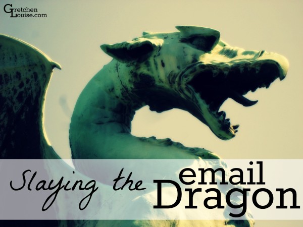 How did I slay the email dragon and get back on top of my inbox? Here are 4 sanity-saving secrets.