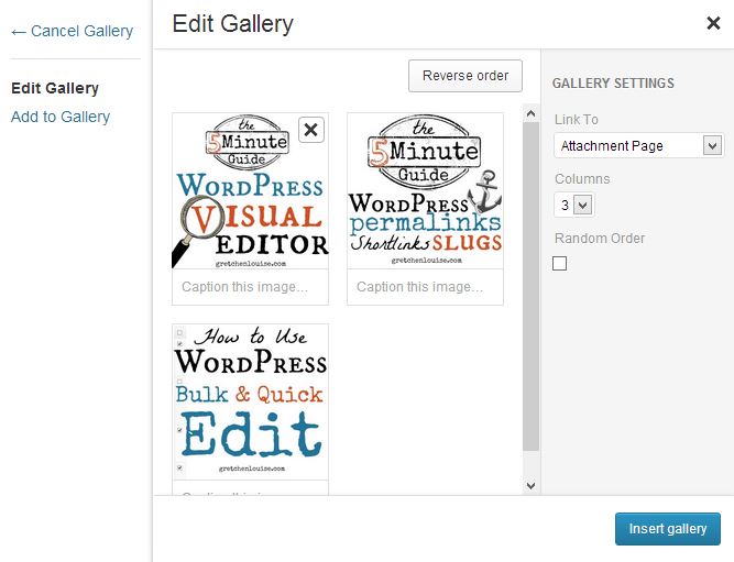 WordPress Image Gallery