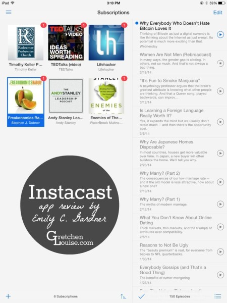 Instacast (podcasts app review)