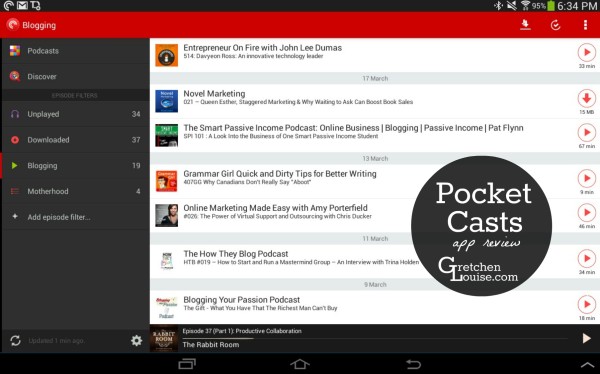 pocket casts login