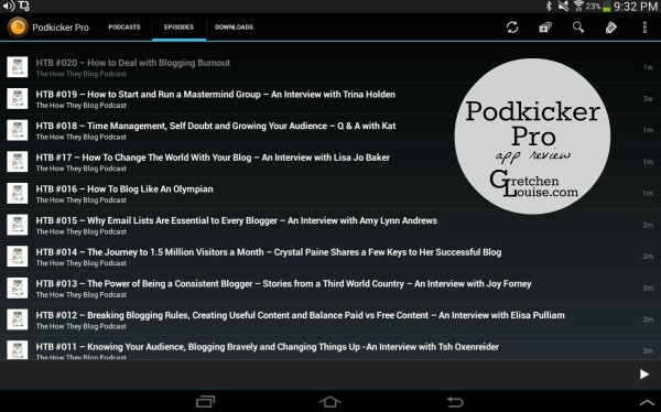 Podkicker Pro (podcasts app review)