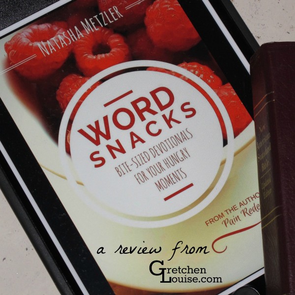 WordSnacks a review of the new devotionalbook by @NatashaMetzler