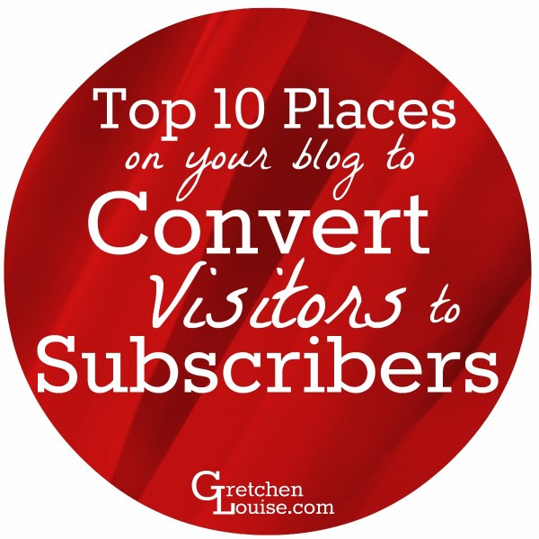 Want to convert more of your visitors to active subscribers? Find out the top 10 places on your blog to put subscription forms--and the best methods and plugins to use!