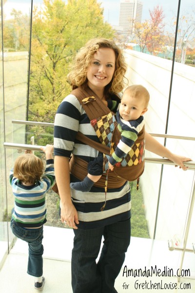 Homemade baby carrier wrap on sale