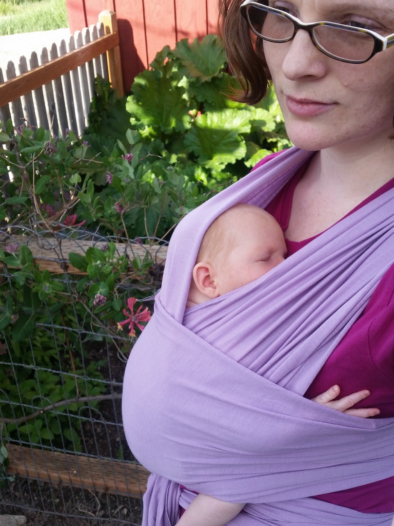 in the Solly Baby wrap