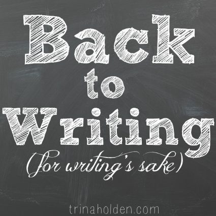 if you were a writer long before you were a blogger, these words are for you...