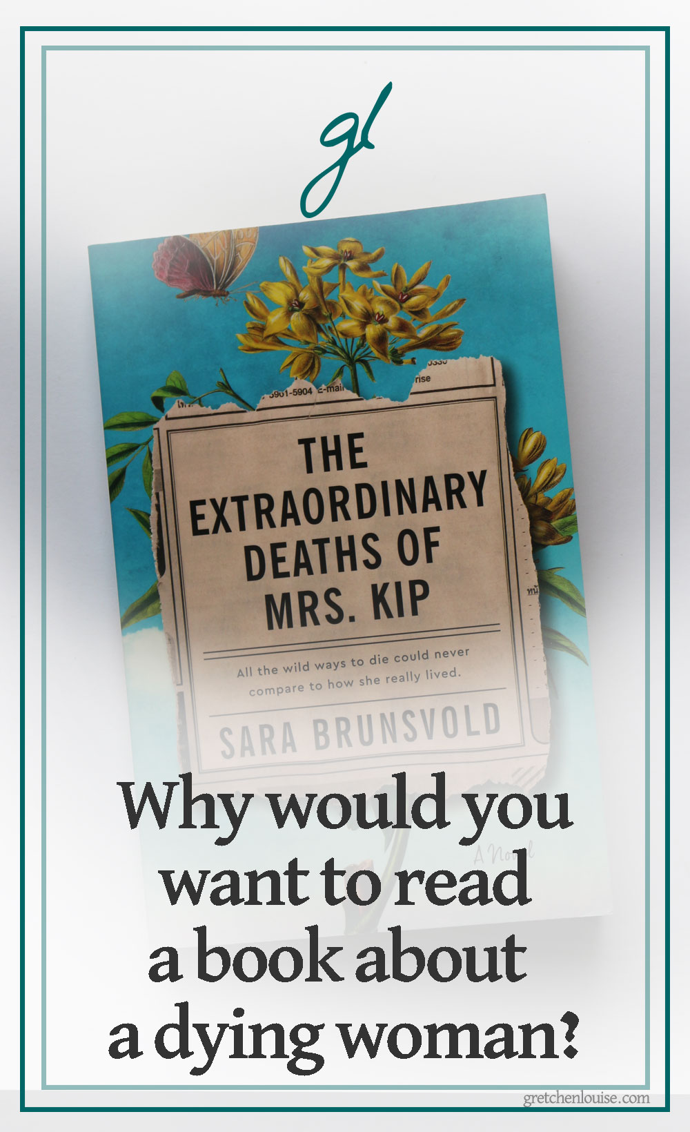 Why would you want to read a book about a dying woman? via @GretLouise