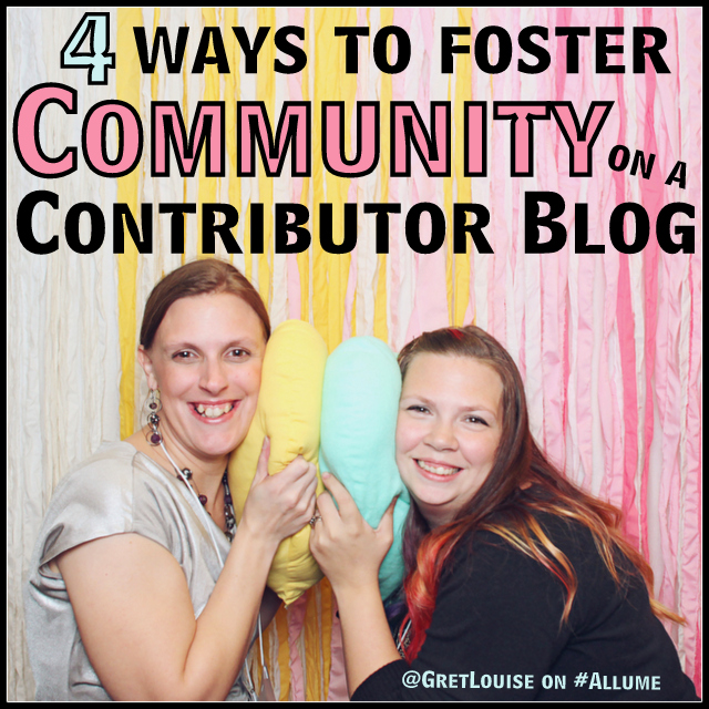 Fostering Community on Contributor Blogs