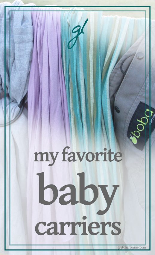 favorite carriers from my babywearing stash