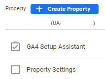 Create Property button