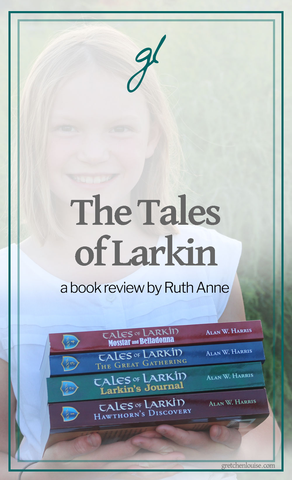 The Larkin world consists of foraging, fighting, building, and hunting. Action-packed, full of comedy, and very exciting, a budding warrior or bandit will thoroughly enjoy this series.

By the way, don’t let them near a sword or spear afterwards. They could cause havoc! (Especially to Renegades and spiders.) via @GretLouise