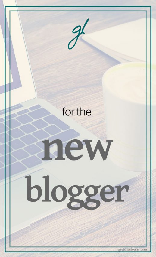 for the new blogger