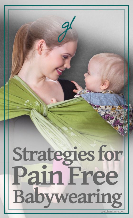 Babying Your Core Strategies for Pain Free Babywearing