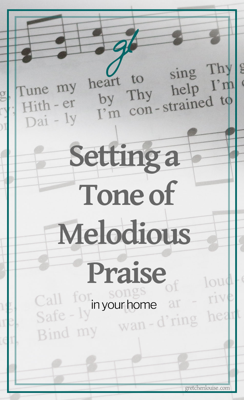 I know that out of the overflow of the heart, the mouth speaks. Listening to myself speak has made me realize that my heart is in need of some more regular tuning. But when I purpose to set a positive tone of praise in my home, it makes a difference. #AggiesInheritance via @GretLouise