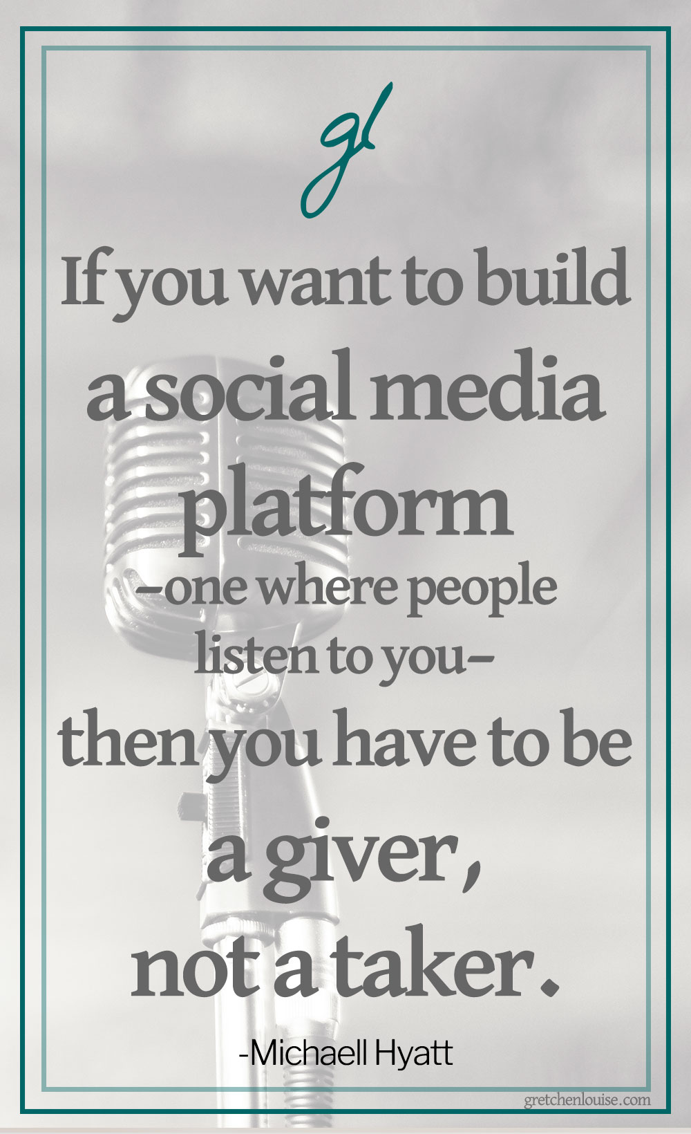 Michael Hyatt's book, Platform: Get Noticed in a Noisy World, is a fabulous tool for anyone who is in business or social media. via @GretLouise