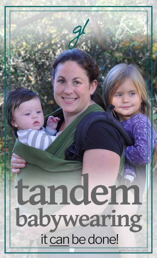 tandem babywearing -- with multiples!