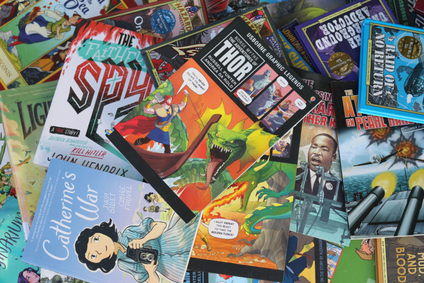 various graphic novels