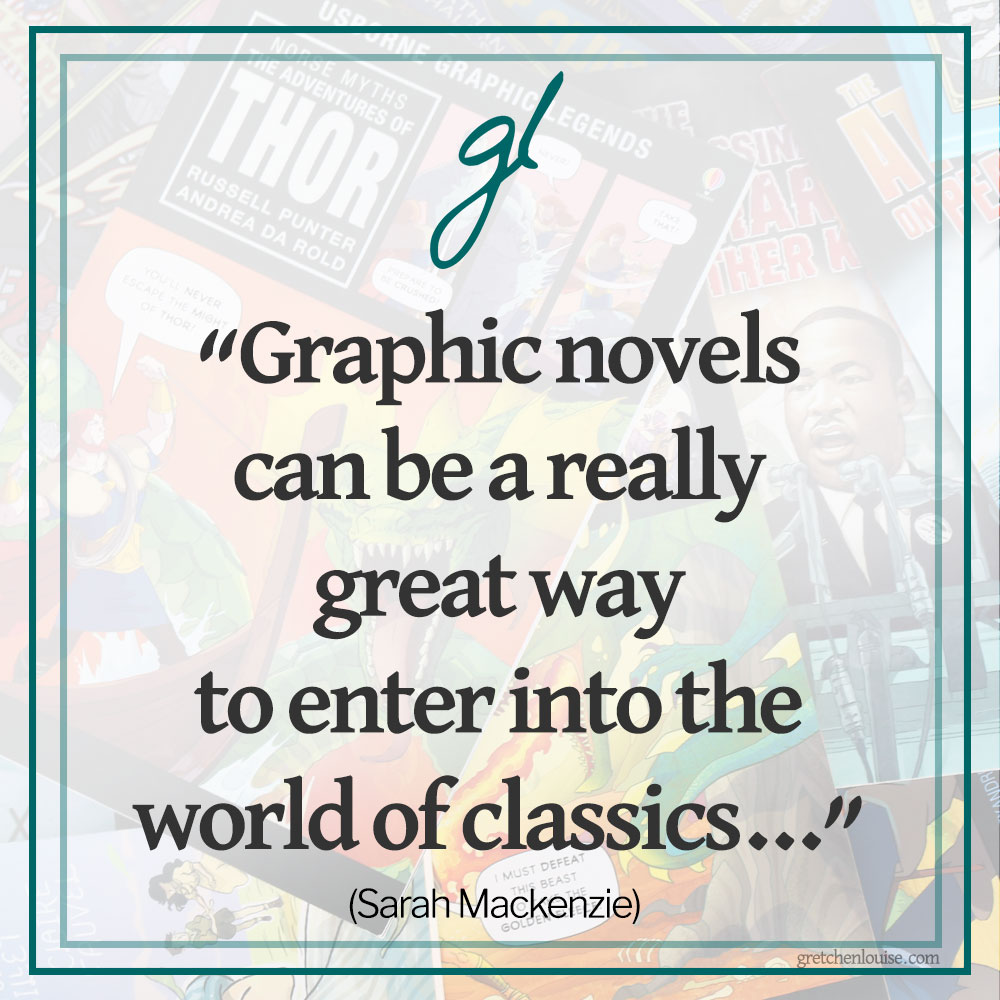 We like to collect wholesome graphic novels with redemptive themes that inspire our imagination, further our education, or make us laugh (and sometimes cry!).  via @GretLouise